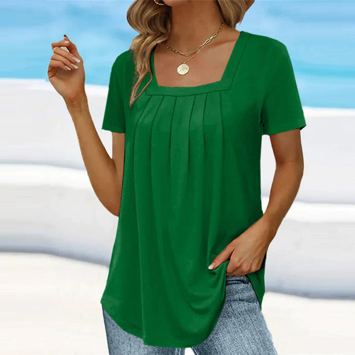 Amanda - Pleated Top