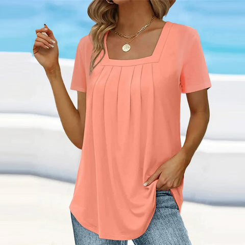 Amanda - Pleated Top