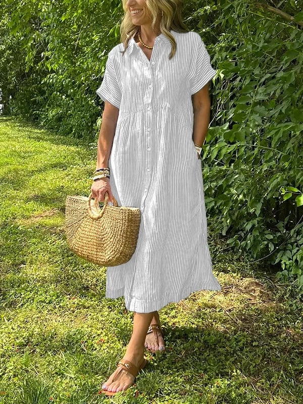 Angelica - Robe Rayée