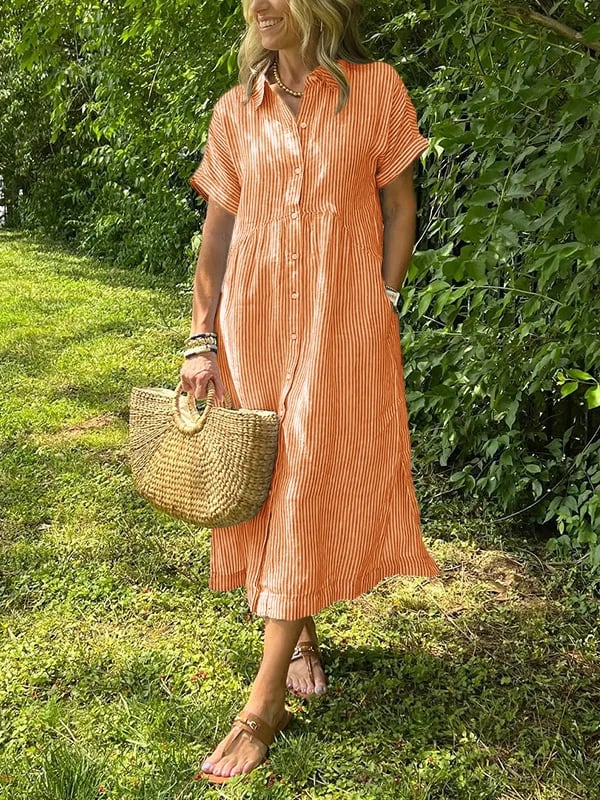 Angelica - Robe Rayée