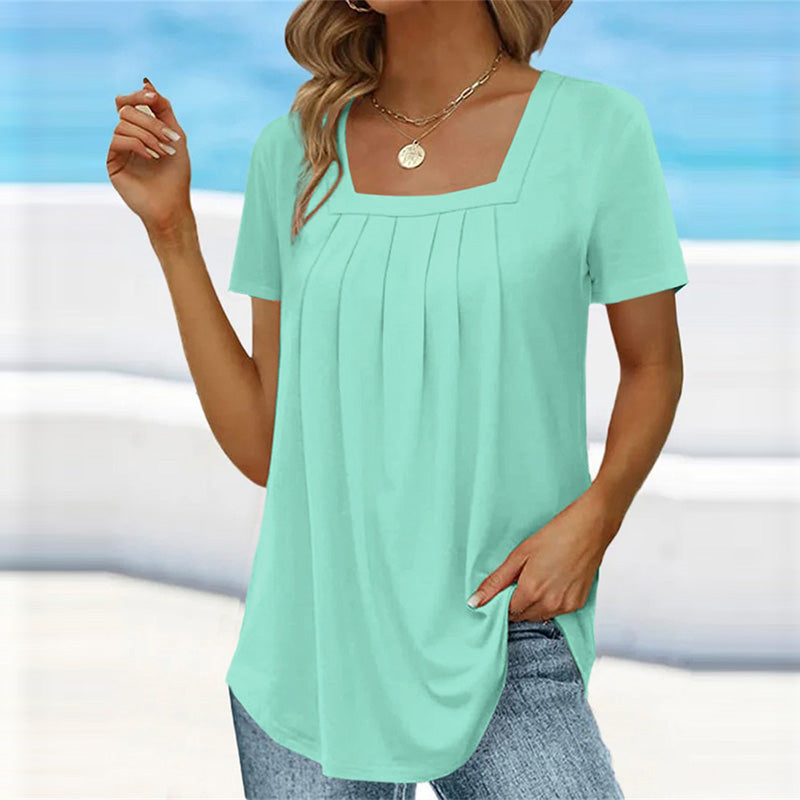 Amanda - Pleated Top