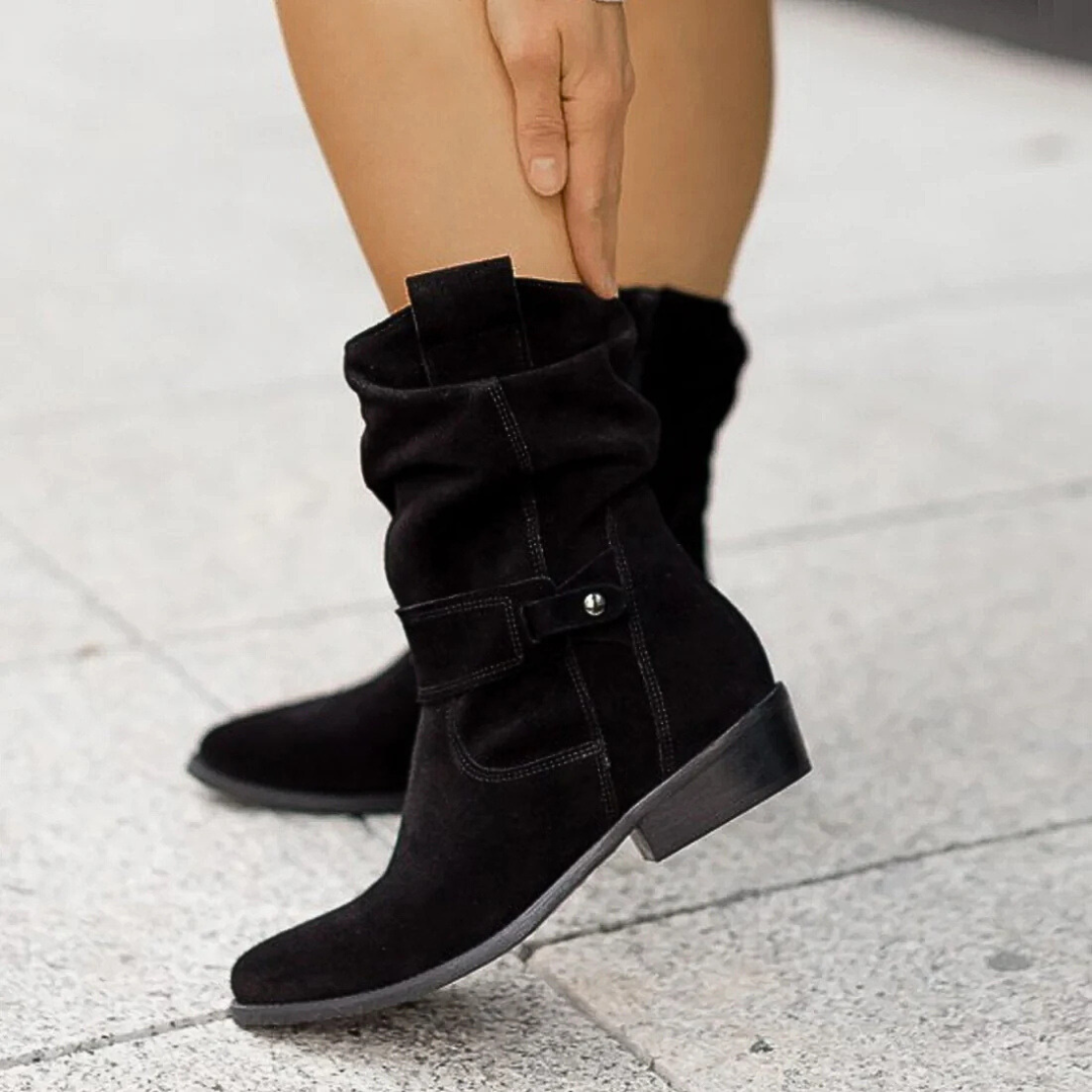 Camille| Bottes en daim