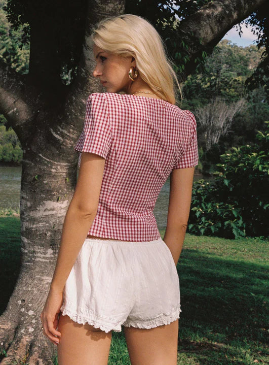 Lucy - Gingham Top