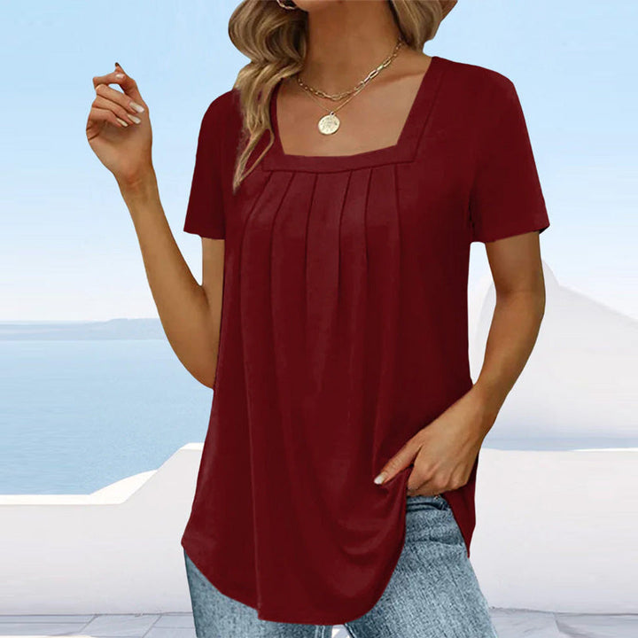 Amanda - Pleated Top