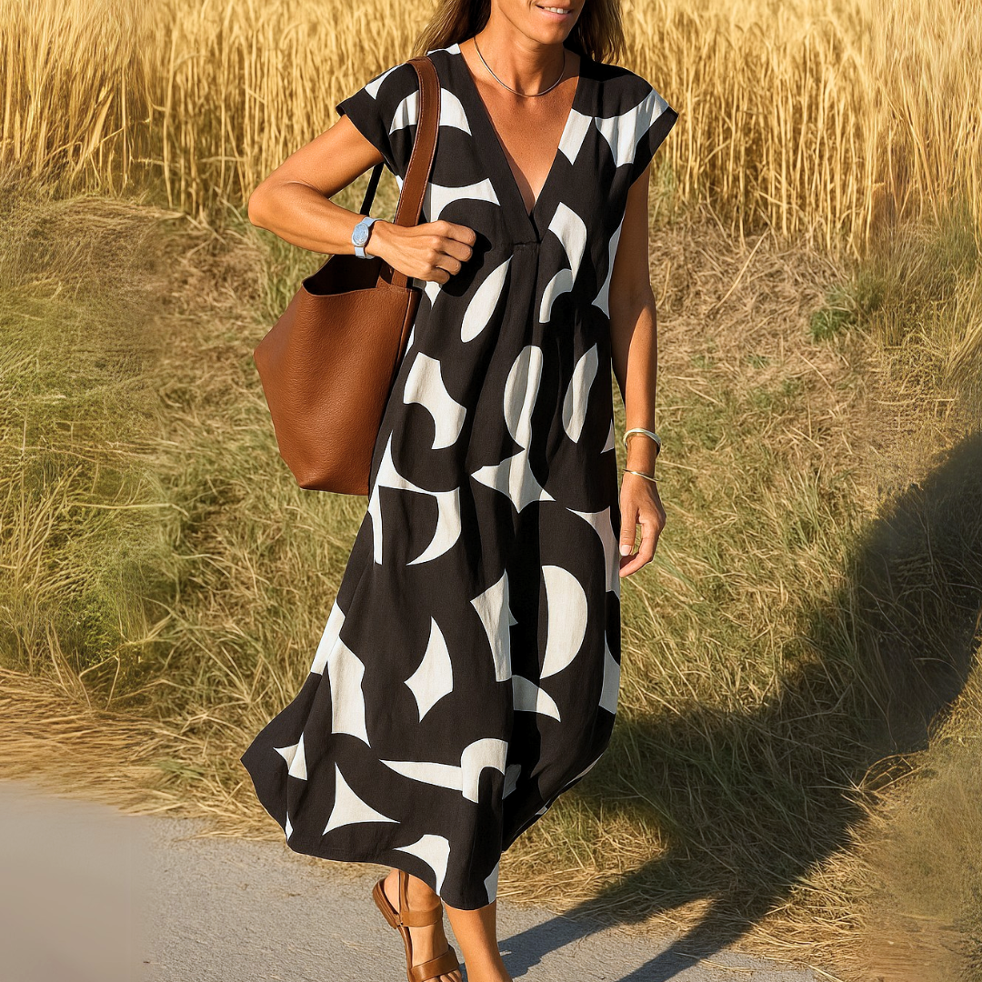 Valérie - Robe à Motif