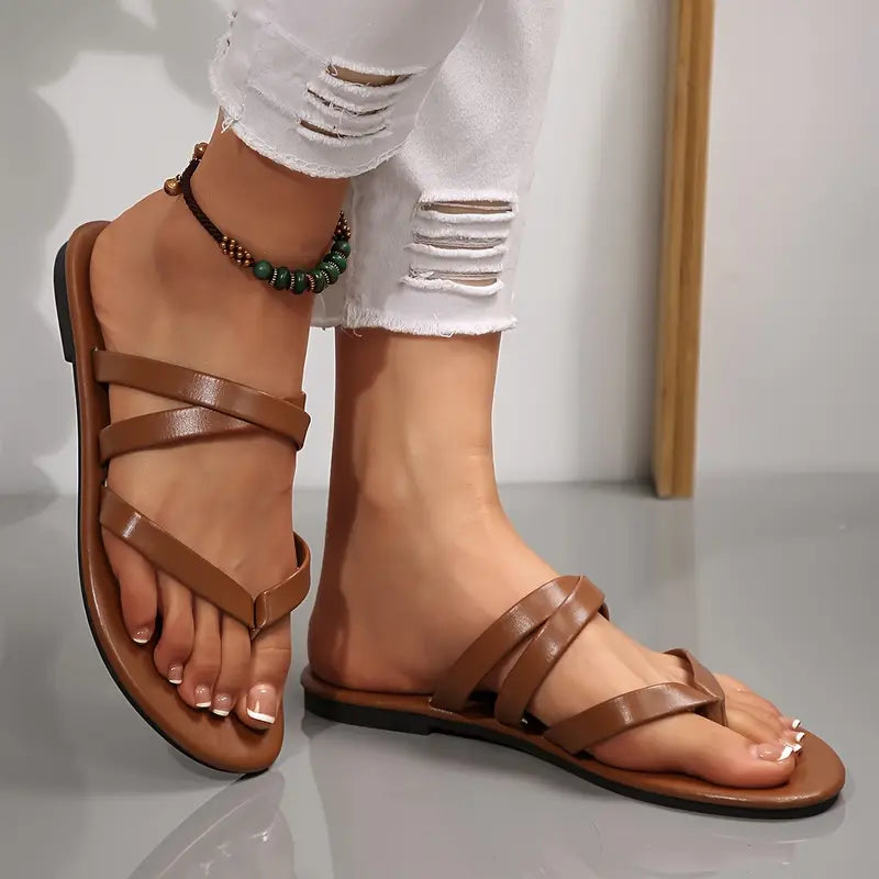 Mia - Crossed Sandales