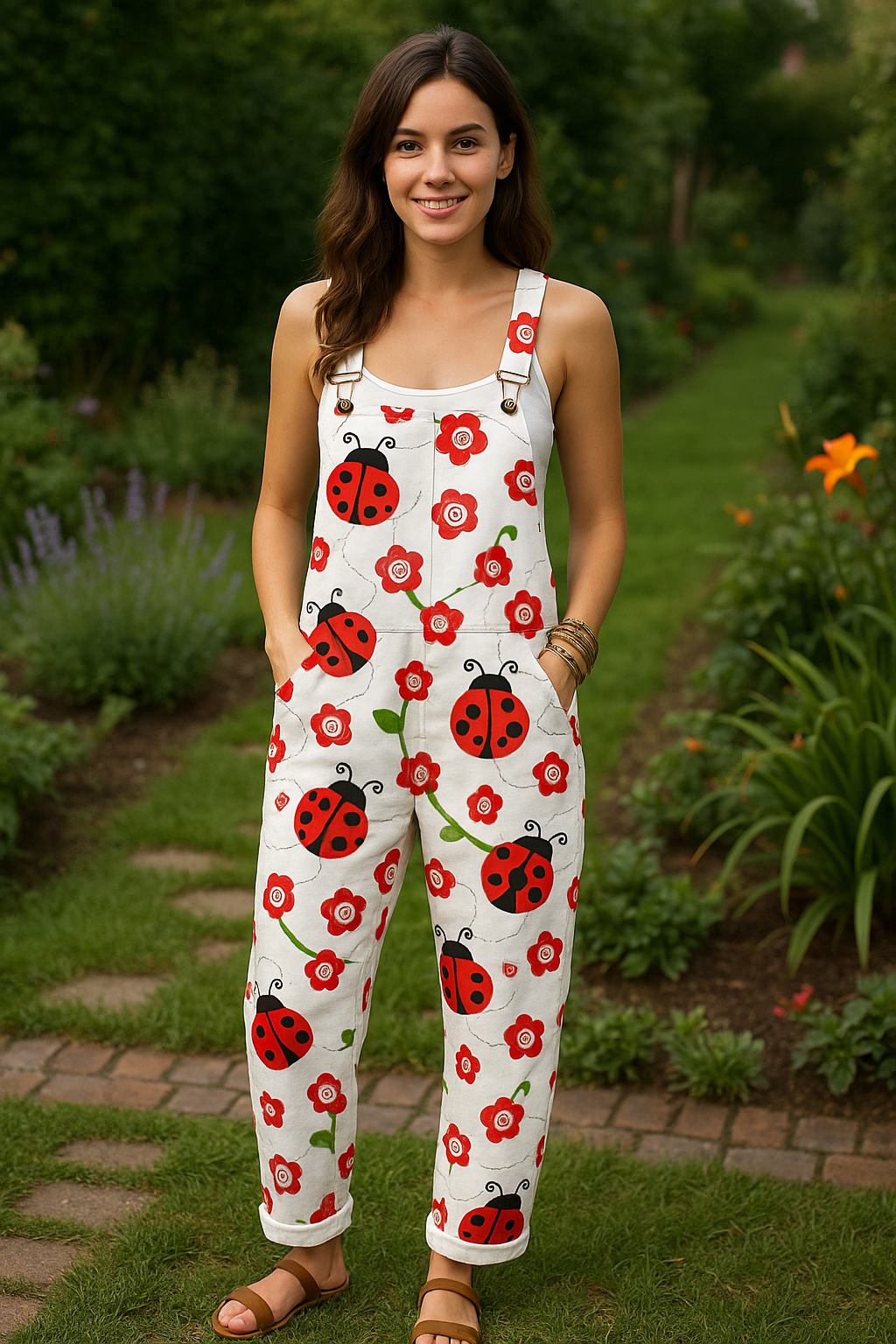 Millie - Salopette Coccinelle