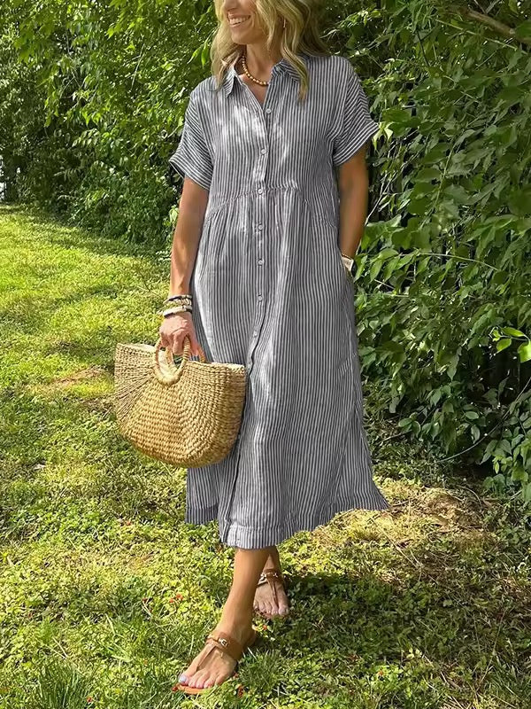 Angelica - Robe Rayée