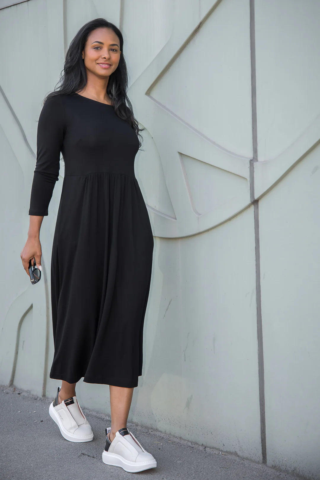 Lydia - Midi Jersey Dress