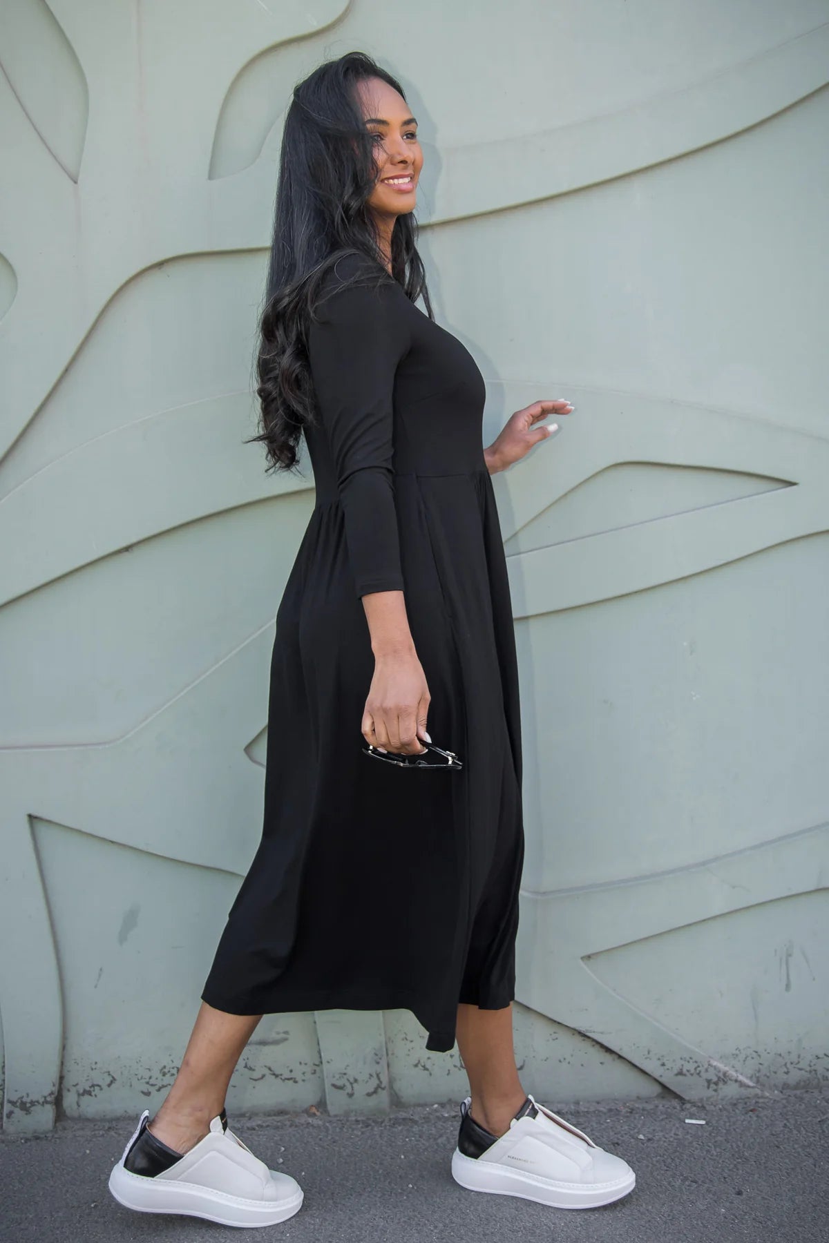 Lydia - Midi Jersey Dress