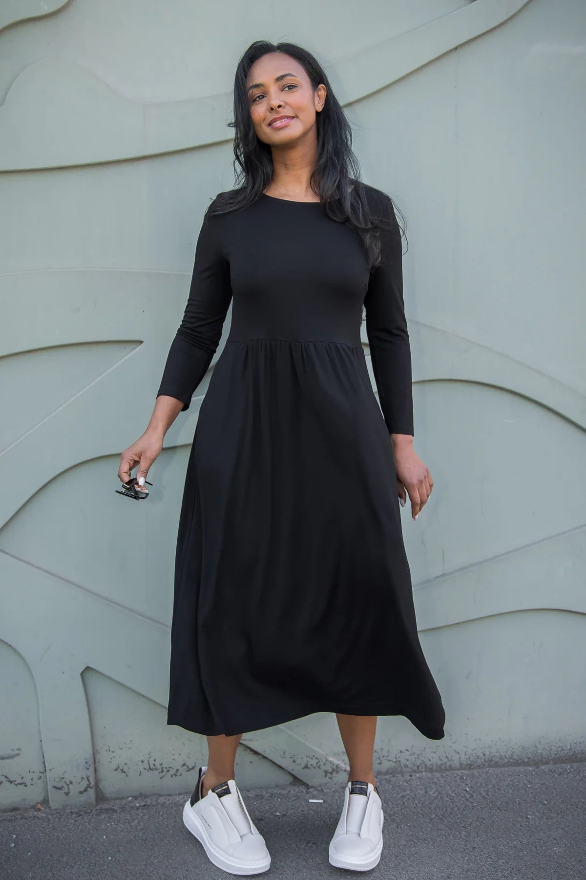 Lydia - Midi Jersey Dress