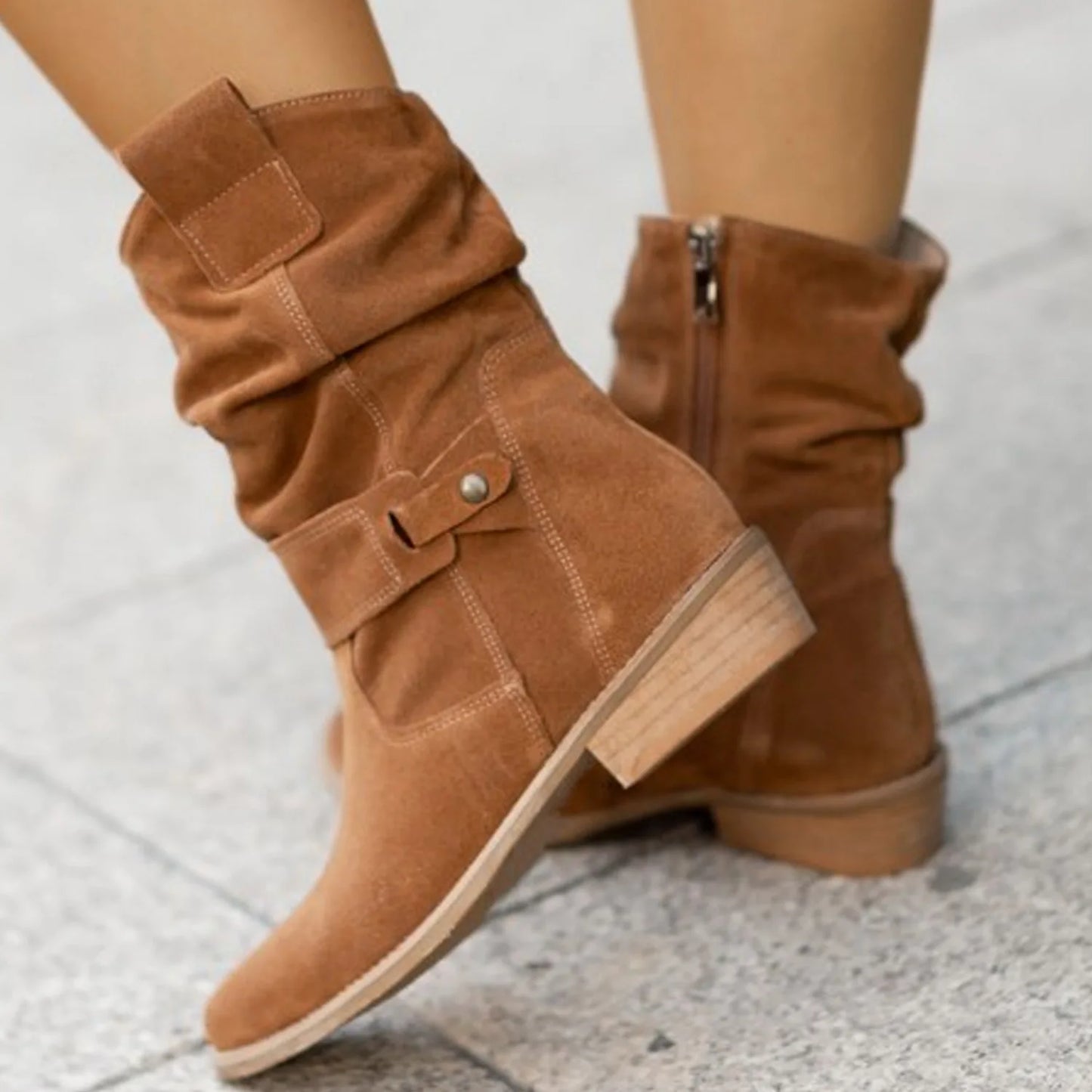 Camille| Bottes en daim