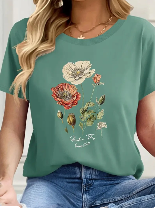 Katrina - Floral T-Shirt