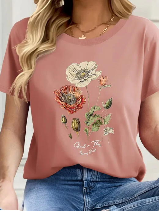 Katrina - Floral T-Shirt