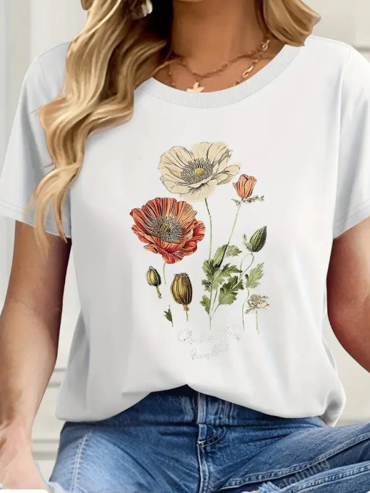 Katrina - Floral T-Shirt