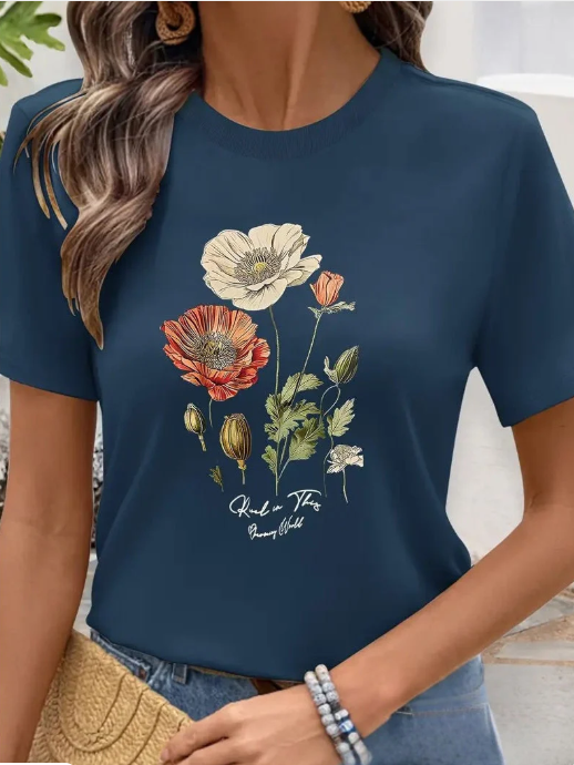 Katrina - Floral T-Shirt