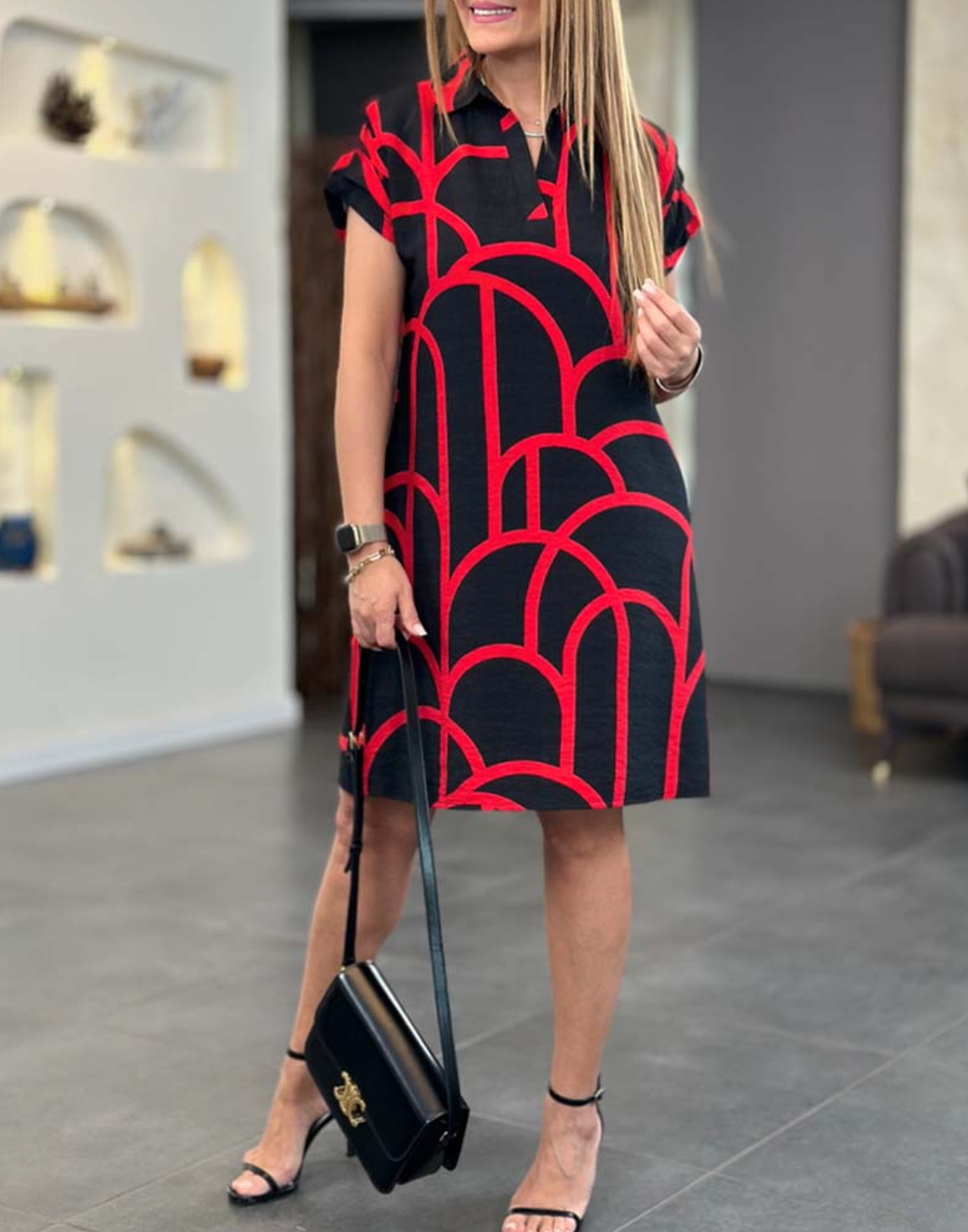 Elisa - Patterned dress