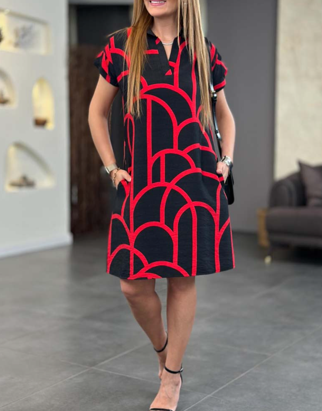 Elisa - Patterned dress