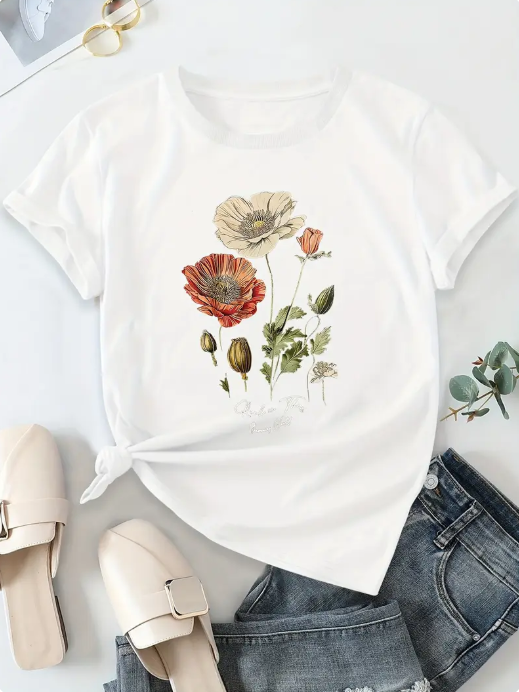 Katrina - Floral T-Shirt