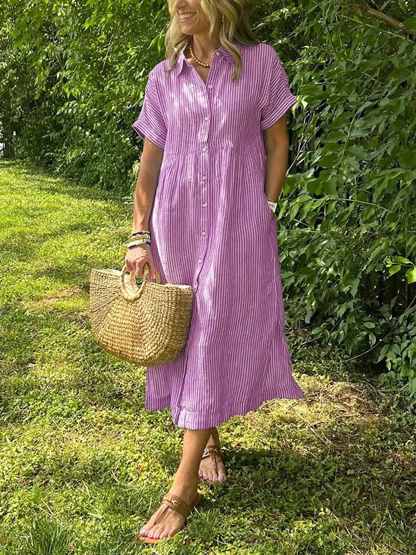 Angelica - Robe Rayée