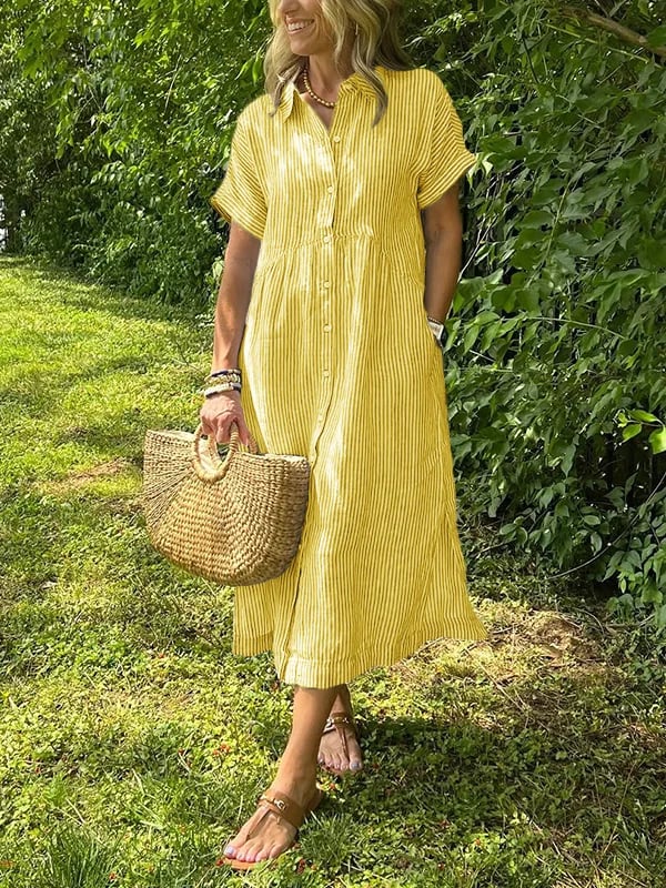Angelica - Robe Rayée
