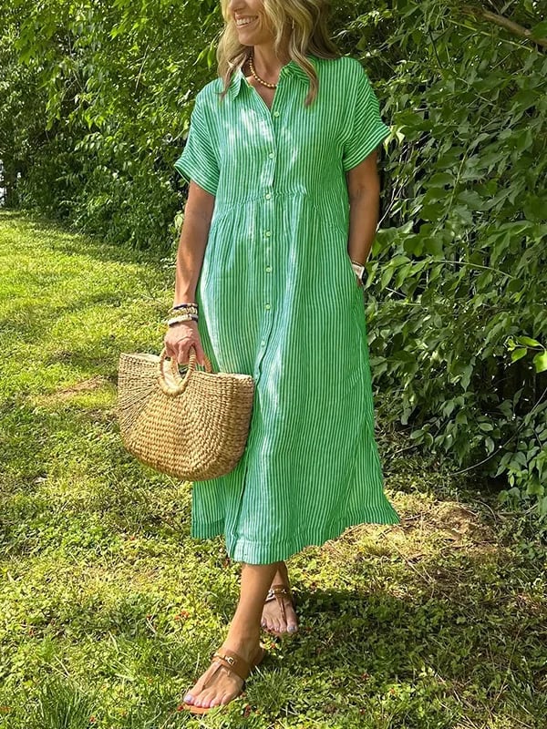 Angelica - Robe Rayée