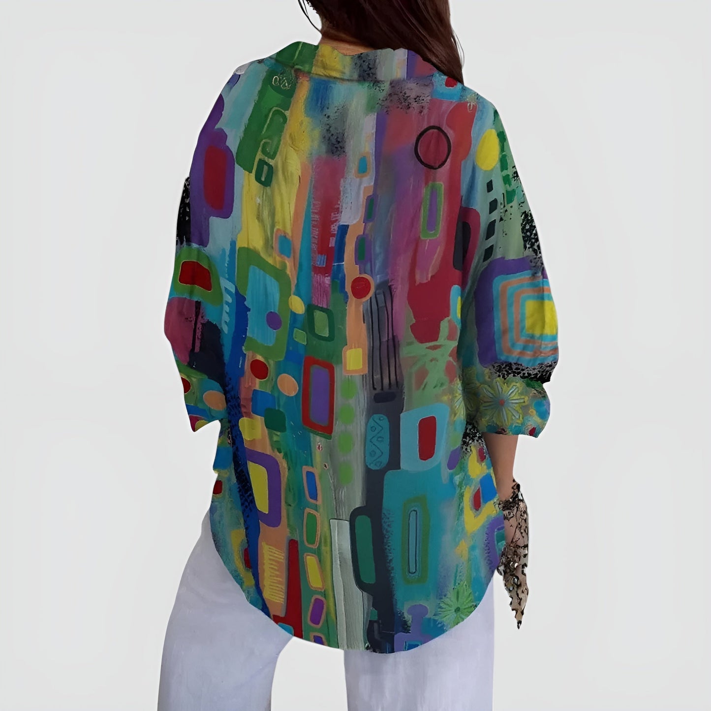 Edna™ Chemisier à motifs colorés