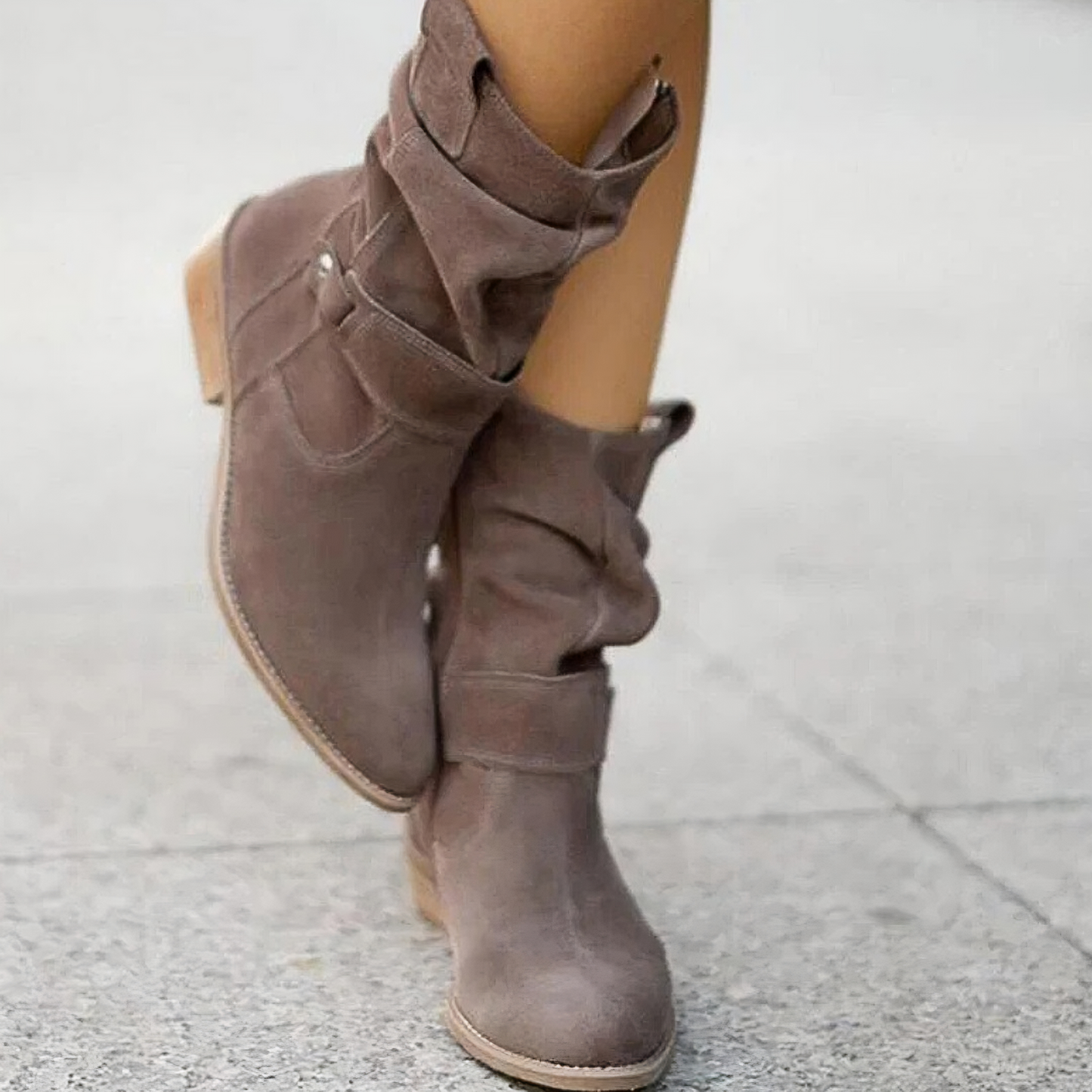 Camille| Bottes en daim