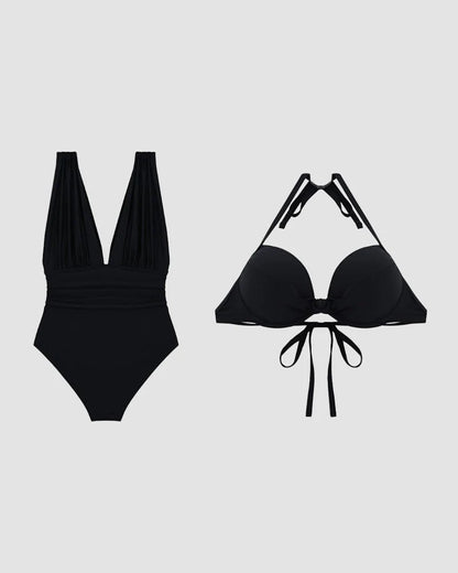 Arielle  - V-Neck One Piece