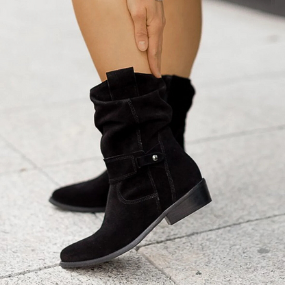 Camille| Bottes en daim
