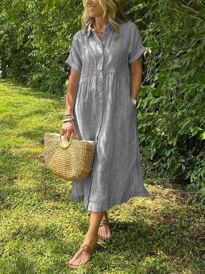 Angelica - Robe Rayée