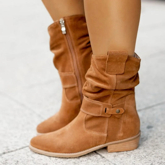 Camille| Bottes en daim