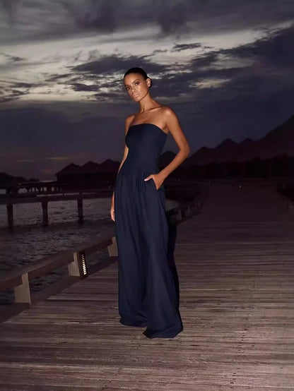 Roxanne - Strapless jumpsuit