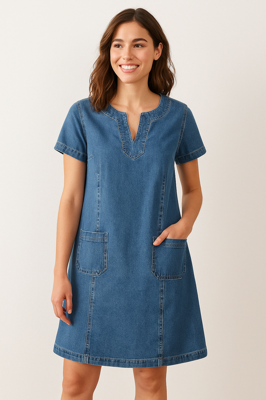Safia - Jean Dress