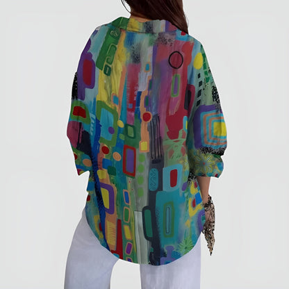 Edna™ Chemisier à motifs colorés