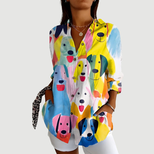 Laura™ | Chemisier à motifs colorés