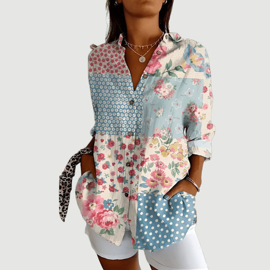 Liv™ | Chemisier à motifs colorés