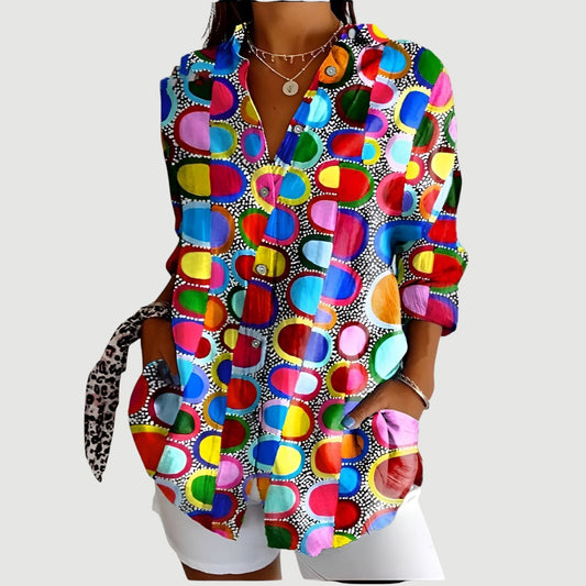 Tilde™ | Chemisier à motifs colorés